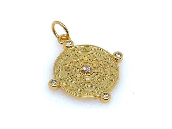 Chakra Compass Sparkle Medallion