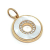 Sparkling Mother of Pearl Charm | LINK, design your own