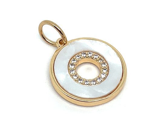 Sparkling Mother of Pearl Charm
