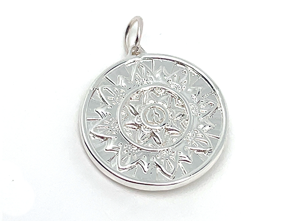 Load image into Gallery viewer, Double Sided Navigator Pendant
