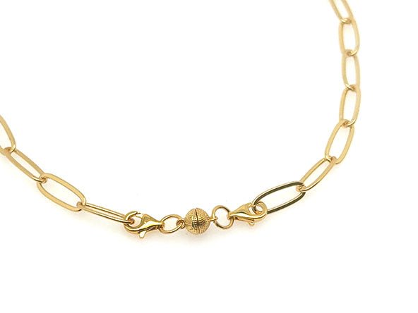 アクセサリー doublet MAGNETIC CHAIN NECKLACE Magnetic Double Lobster Clasp Gold & Silver | LINK Necklaces