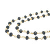 Black Onyx Rosary Chain | LINK, design your own