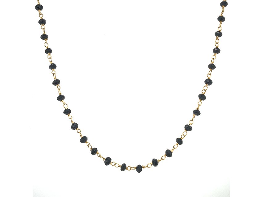 Black Onyx Rosary Chain | LINK, design your own