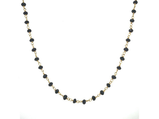 Black Onyx Rosary Chain | LINK, design your own