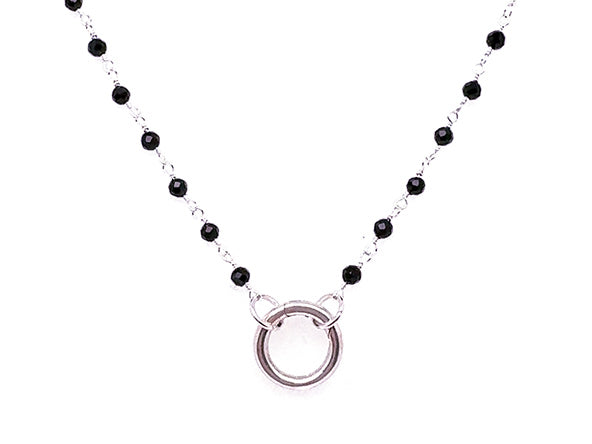Black Onyx Rosary Chain