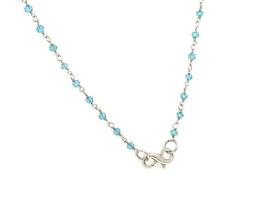 Blue Topaz Rosary Chain | LINK, design your own