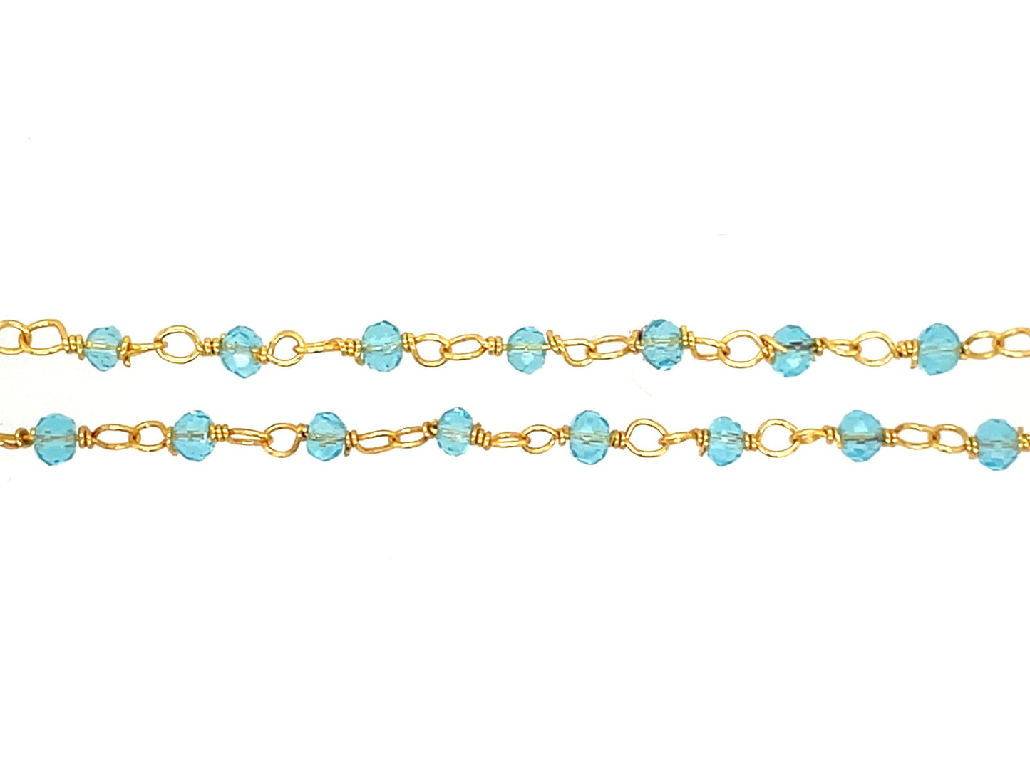 Blue Topaz Rosary Chain | LINK, design your own