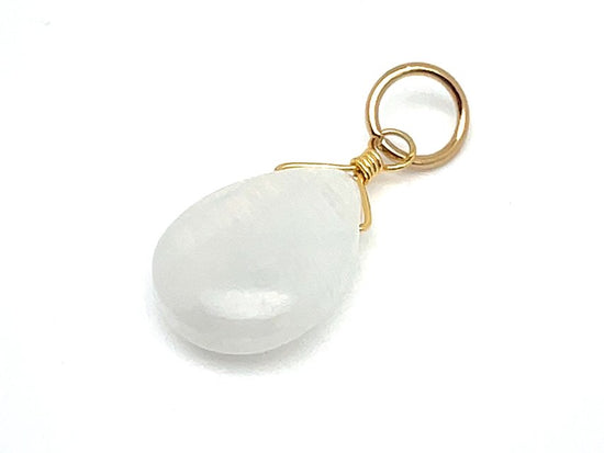 Natural Stone Teardrop | Moonstone | LINK, design your own