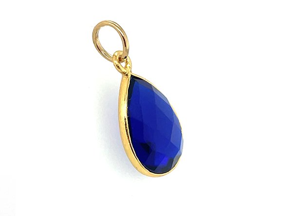 Eye Catching Teardrop | Royal Blue Quartz | LINK, design your own