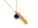 Eye Catching Teardrop | Royal Blue Quartz | LINK, design your own
