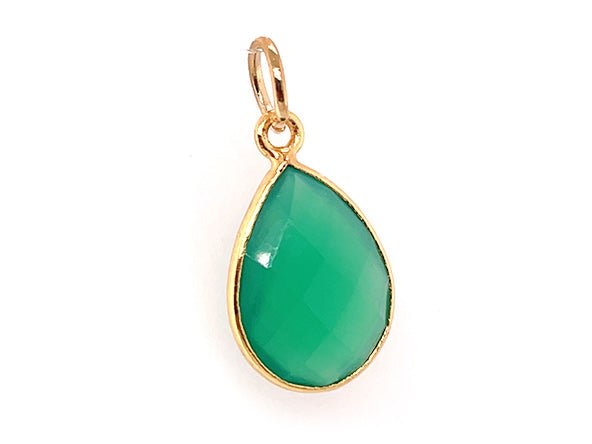 Eye Catching Teardrop | Green Onyx | LINK, design your own