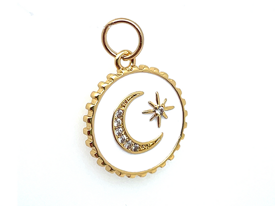 Load image into Gallery viewer, White Moon Pendant
