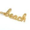 Elegant Beach Word Pendant | LINK, design your own