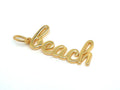 Elegant Beach Word Pendant | LINK, design your own