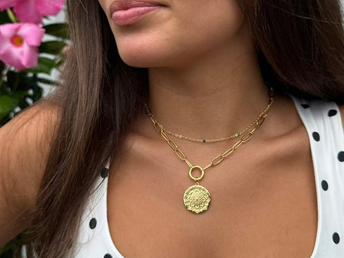 Beautiful Flower Mandala Pendant