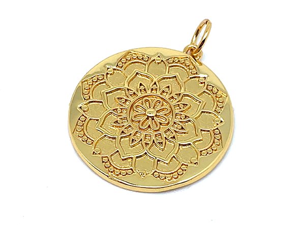 Beautiful Flower Mandala Pendant | LINK, design your own