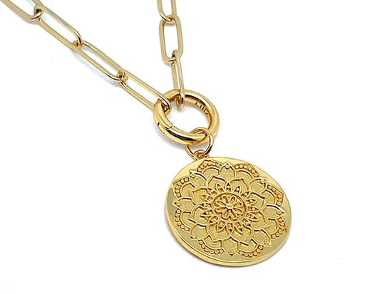 Beautiful Flower Mandala Pendant | LINK, design your own