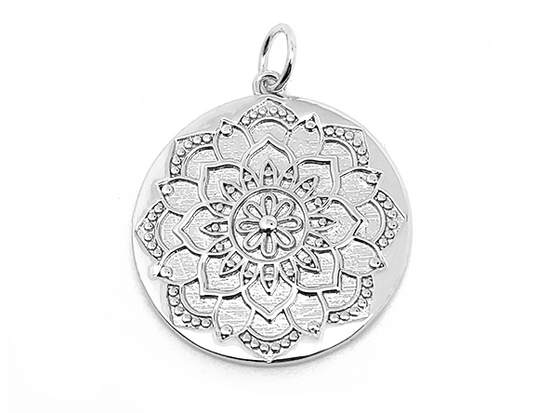 Load image into Gallery viewer, Beautiful Flower Mandala Pendant
