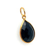 Eye Catching Teardrop | Natural Black Onyx | LINK, design your own