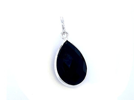 Eye Catching Teardrop | Natural Black Onyx | LINK, design your own