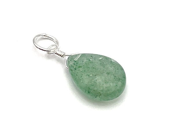 Natural Stone Teardrop | Green Strawberry | LINK, design your own