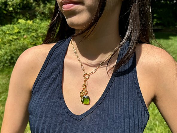 Peridot Green Infinity | Square | LINK, design your own