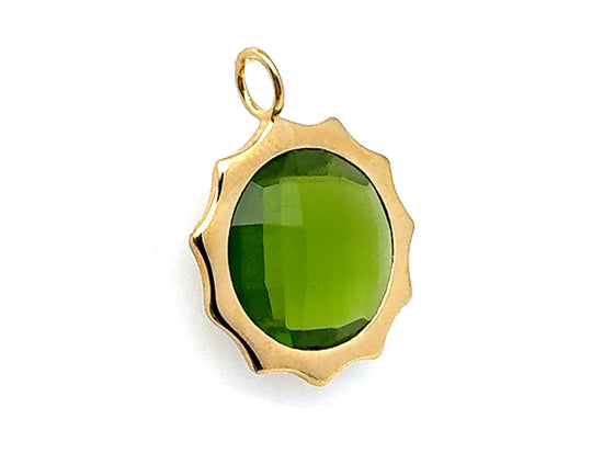 Load image into Gallery viewer, Peridot Green Sun Infinity
