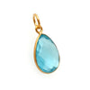 Eye Catching Teardrop | Aqua Blue Quartz | LINK, design your own