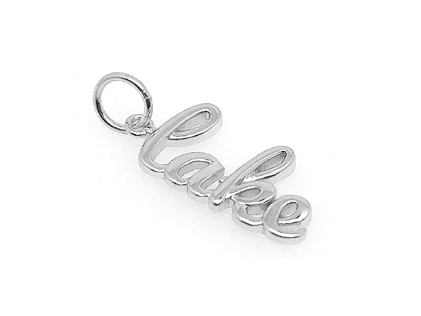 Elegant Lake Word Pendant