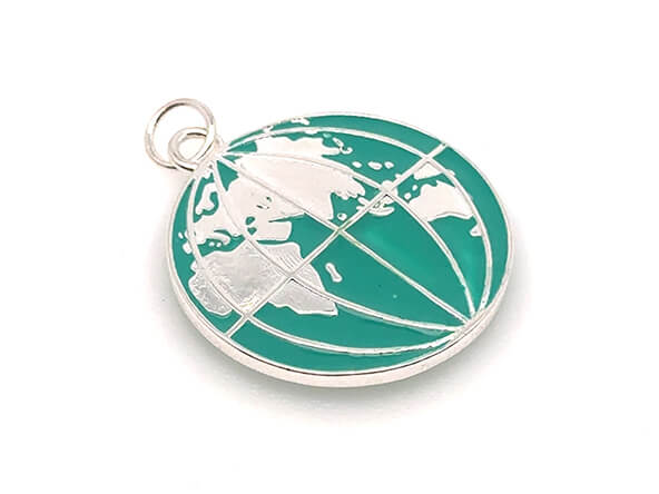 World Map Earth Pendant | LINK, design your own