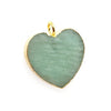 Timeless Heart Pendant | Natural Amazonite | LINK, design your own