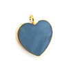 Timeless Heart Pendant | Natural Blue Opal | LINK, design your own