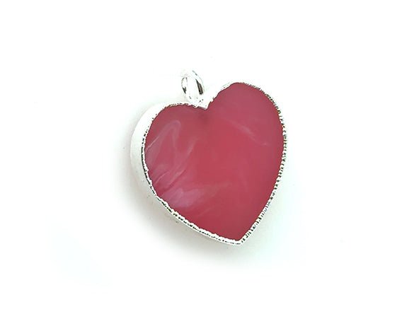 Timeless Heart Pendant | Natural Rhodochrosite | LINK, design your own