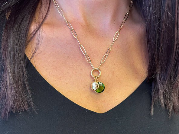 Let's Go Baseball Pendant | LINK, design your own