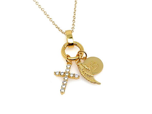 Small Sparkling Cross Pendant