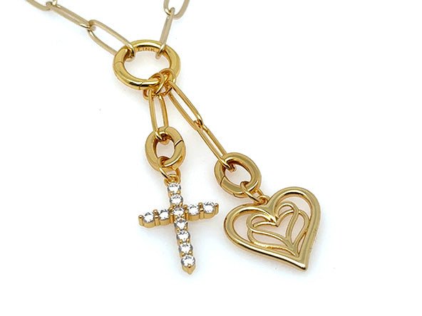 Small Sparkling Cross Pendant