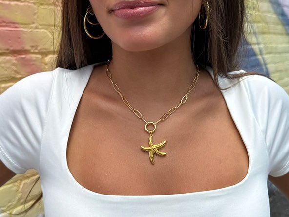 Large Sea Star Pendant