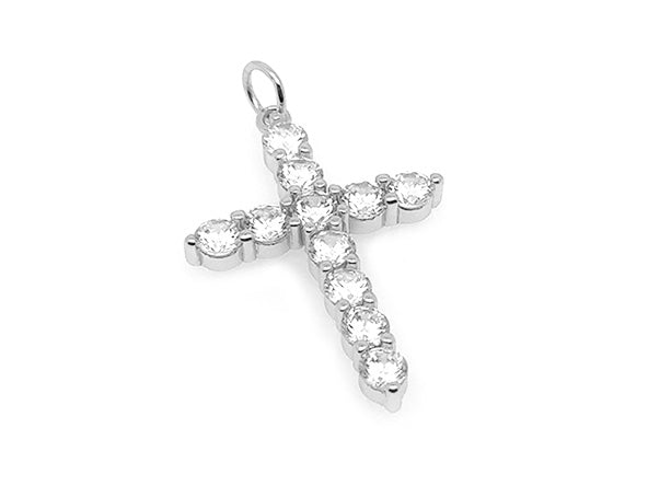 Large Sparkling Cross Pendant