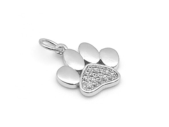 Sparkling Paw Pendant