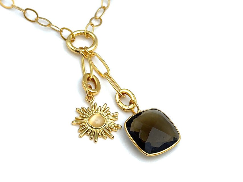 Smoky Topaz Infinity | Square | LINK, design your own