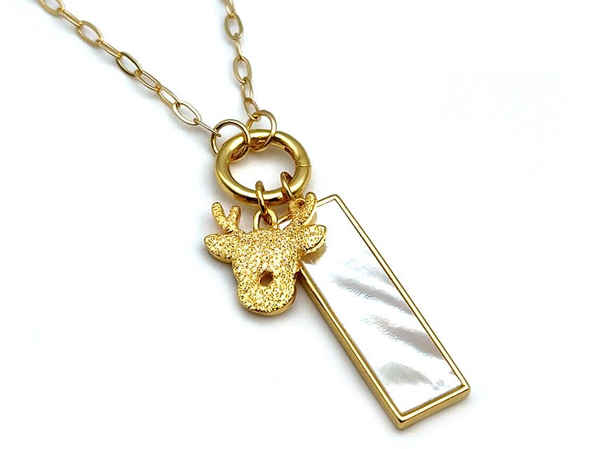 Sparkling Reindeer Charm