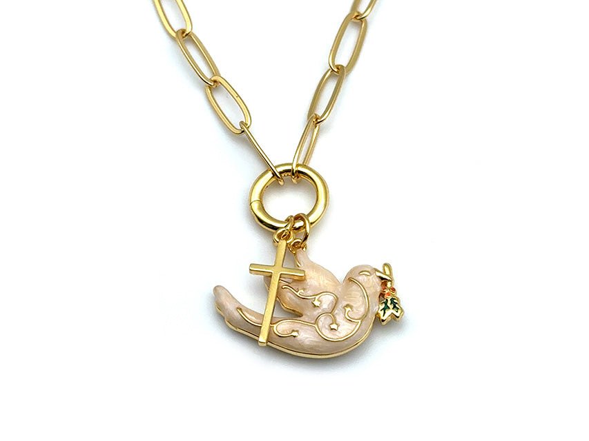 Graceful Peace Dove Pendant