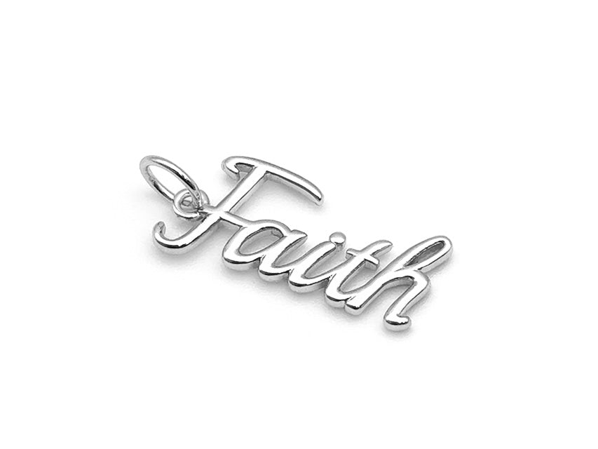 Faith Word Pendant