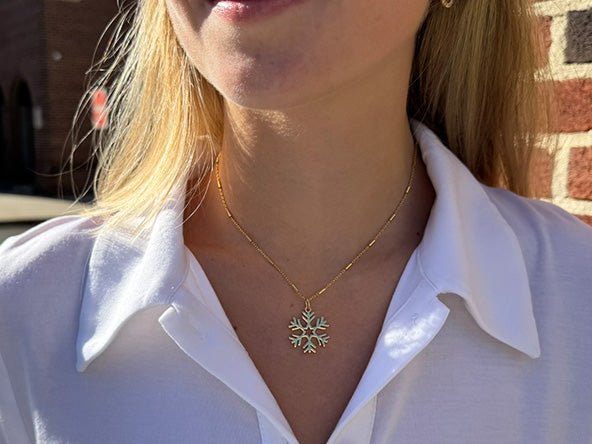 Snowflake Star Pendant