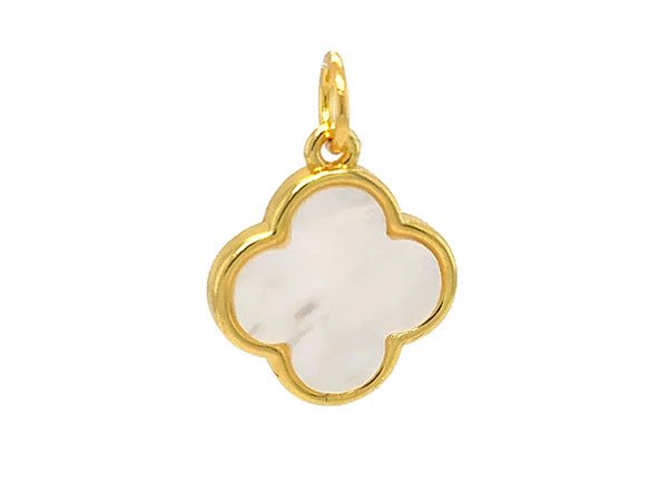 Quatrefoil Mother of Pearl Pendant