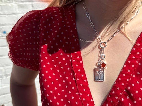 Mahjongg Red Dragon Pendant | LINK, design your own