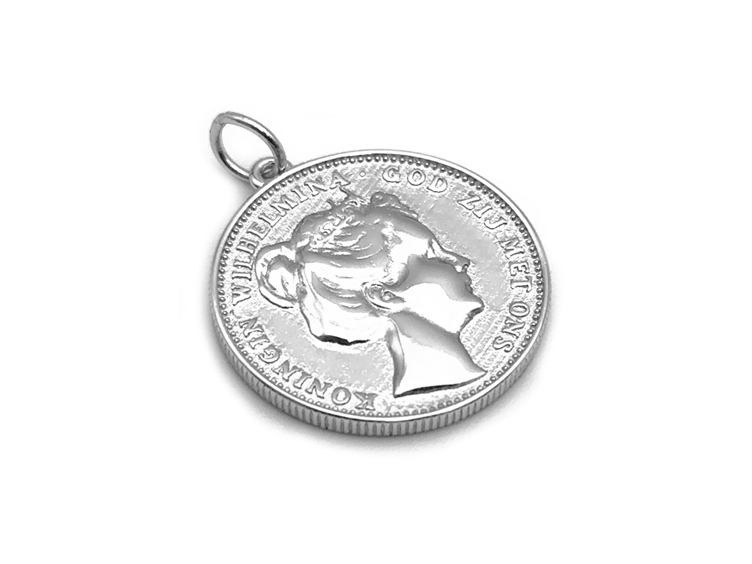 Dutch Tenner Coin Pendant: Wilhelmina Replica (Gouden Tientje) | LINK, design your own