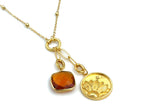 Sunny Sunflower Bee Pendant