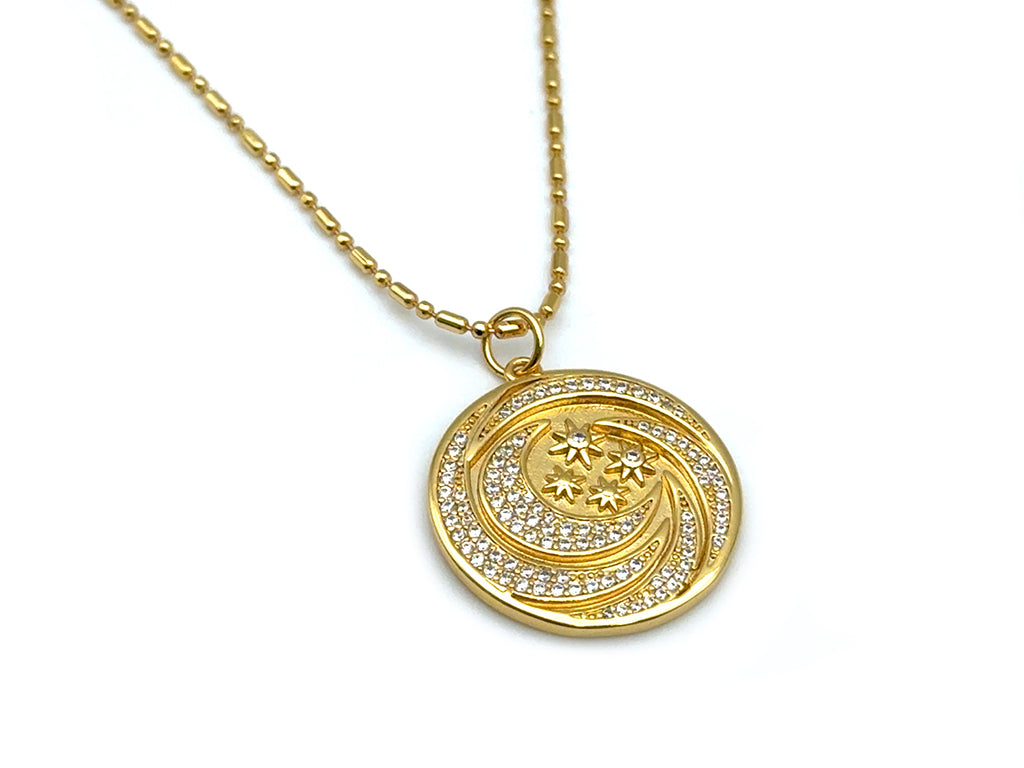 Starlit Moon Pendant