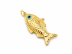 Lucky Evil Eye Fish Pendant | LINK, design your own